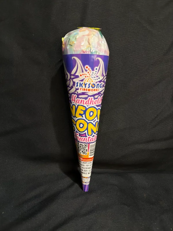 Neon Handheld Snow Cone product photo