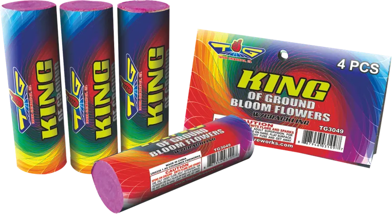 King of Ground Bloom Flowers w/Crackling product photo