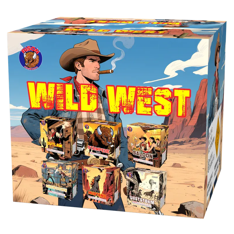 WILD WEST (OUTLAW/SALOON/MUSTANG/STAMPEDE/SHOWDOWN/DUSTSTORM) product photo