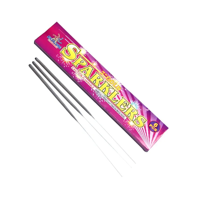7" Gold Sparklers product photo