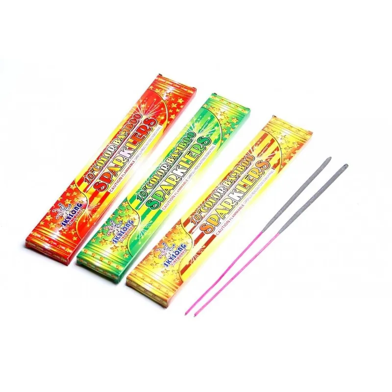 10" Colour Bamboo Sparklers product photo