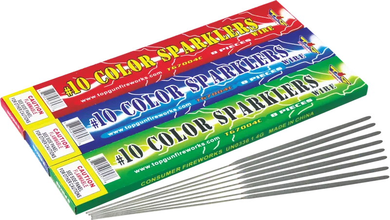 #10 Color Sparklers (Wire) product photo